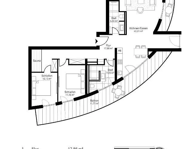 Lägenhet White Pearl 3.01 *